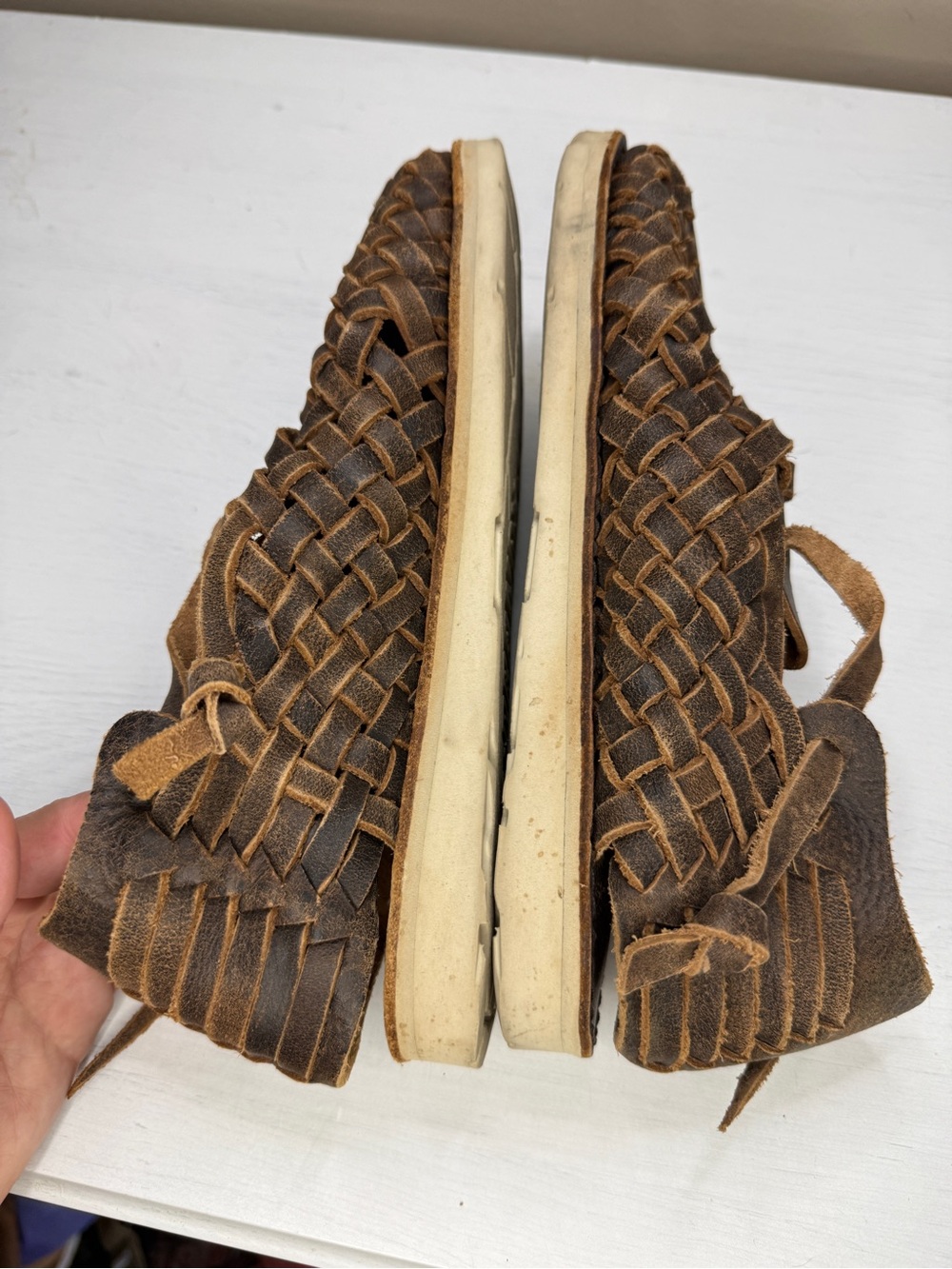 Brand X Huaraches Flats Hand Woven Women's 8 - Picture 6 of 11